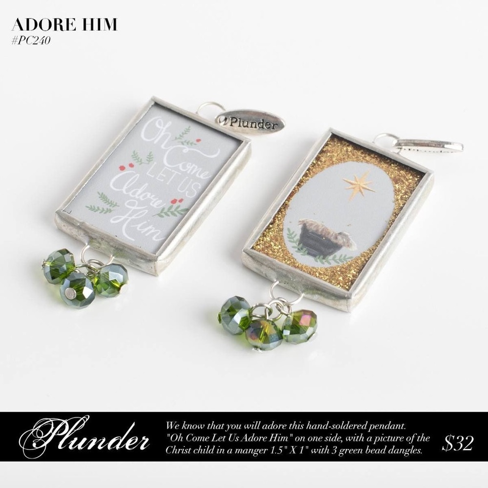 Plunder Adore Him Pendant